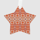 GINGERBREAD Acrylstern-Ornament Ornament (Rückseite)