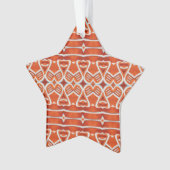 GINGERBREAD Acrylstern-Ornament Ornament (Vorderseite)