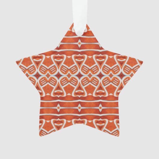 GINGERBREAD Acrylstern-Ornament Ornament (Vorderseite)