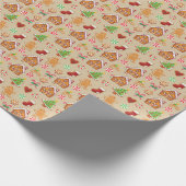Gingerbread Baby Christmas Girft Wrapping Paper Geschenkpapier (Ecke)