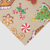 Gingerbread Baby Christmas Girft Wrapping Paper Seidenpapier (Detail)