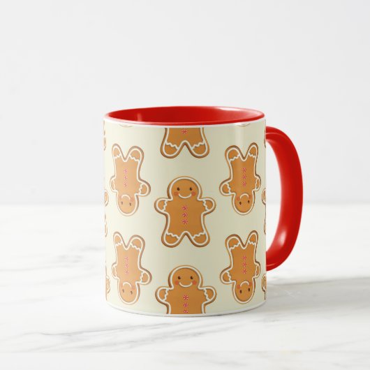 Gingerbread Baby Coffee Mug Christmas Coffee Cup Tasse (VorderseiteRechts)