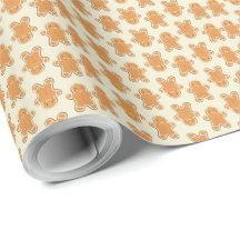 Gingerbread Baby Gift Wrapping Paper Christmas