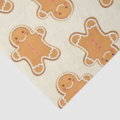 Gingerbread Baby Gift Wrapping Paper Christmas Seidenpapier (Detail)