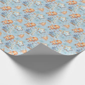 Gingerbread Baby Gingerbread Weihnachtsbaum Geschenkpapier (Ecke)