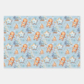 Gingerbread Baby Gingerbread Weihnachtsbaum Geschenkpapier Set (Vorderseite 2)