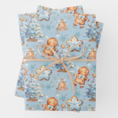 Gingerbread Baby Gingerbread Weihnachtsbaum Geschenkpapier Set (Beispiel)