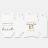 Gingerbread Baby Shower Gender Geschenkschachtel (Ungeklappt)