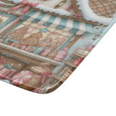 Gingerbread Bakery House Cutting Board Schneidebrett (Ecke)
