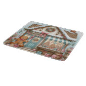 Gingerbread Bakery House Cutting Board Schneidebrett (Ecke)