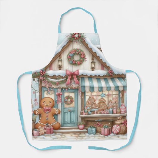 Gingerbread Bakery House Schürze (Vorderseite)