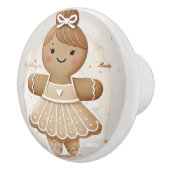 Gingerbread Ballerina Keramik Pul Keramikknauf (Rechts)