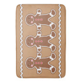 Gingerbread Bath Mat Rug Badematte (Vorderseite Vertikal)