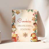 Gingerbread Birthday Cookie Decorating Station  Poster