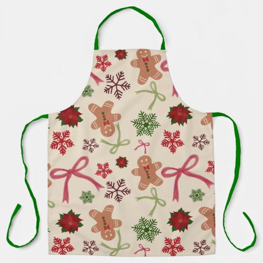 Gingerbread Bliss All-over Print-Schürze Schürze (Vorderseite)