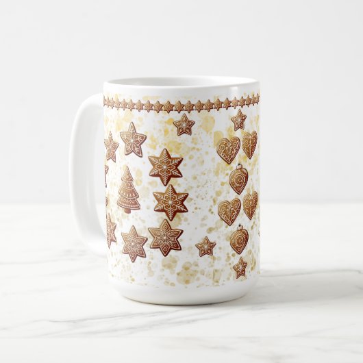 Gingerbread Bliss Holiday Tasse (Vorderseite Links)