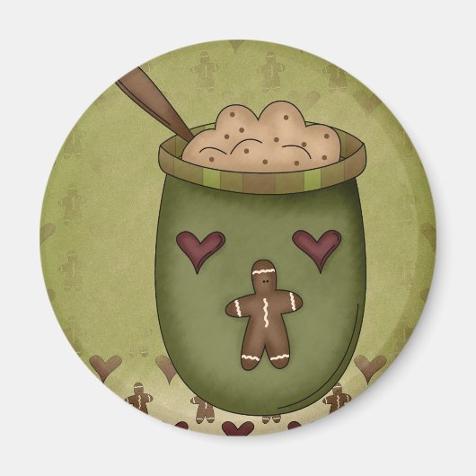 Gingerbread Bowl Magnet (Vorne)