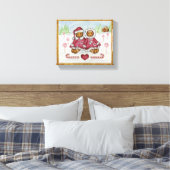 Gingerbread Boy and Girl Leinwand Art (Insitu (Schlafzimmer))
