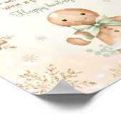 Gingerbread Boy Baby Showroom Schnuller Jagd Spiel Poster (Ecke)