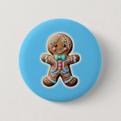 Gingerbread Boy Button (Vorderseite)