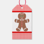 Gingerbread Boy Christmas Geschenkanhänger (Vorderseite)