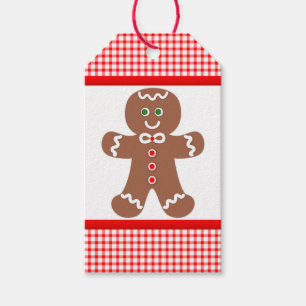 Gingerbread Boy Christmas Geschenkanhänger