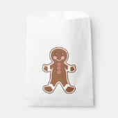Gingerbread Boy Favor Bag Geschenktütchen (Vorderseite)