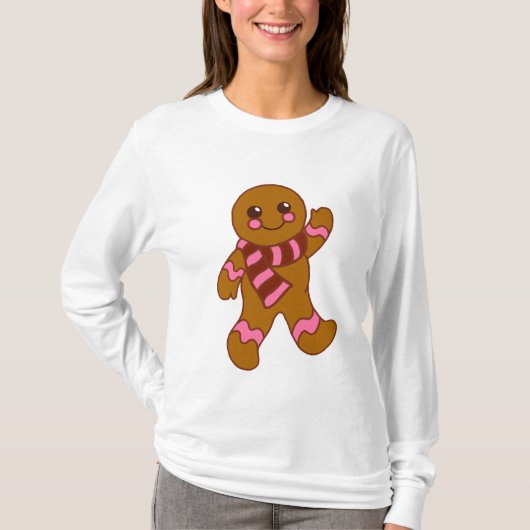Gingerbread Boy Holiday T - Shirt (Vorderseite)