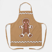 Gingerbread Boy Kitchen Schürze (Vorderseite)