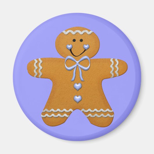Gingerbread Boy Kühlschrankmagnet (Vorne)
