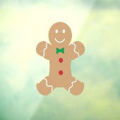 Gingerbread Boy Large Fensteraufkleber (Blatt 3)