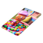 Gingerbread Boy macht gut - Ken Gage Art Magnet (Linke Seite)