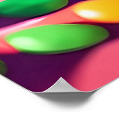 Gingerbread Boy macht gut - Weihnachtskunst Poster (Ecke)