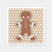 Gingerbread Boy Napkins Serviette (Vorderseite)