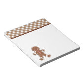 Gingerbread Boy Notepad Notizblock (angewinkelt)