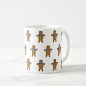 Gingerbread Boy on Kaffeetasse (VorderseiteRechts)