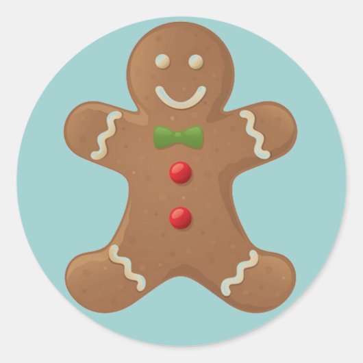 Gingerbread Boy Sticker (Vorderseite)
