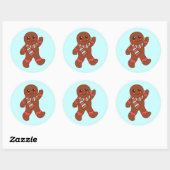 Gingerbread Boy Sticker (Blatt)