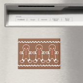 Gingerbread Boys Magnet (In Situ (Geschirrspüler))