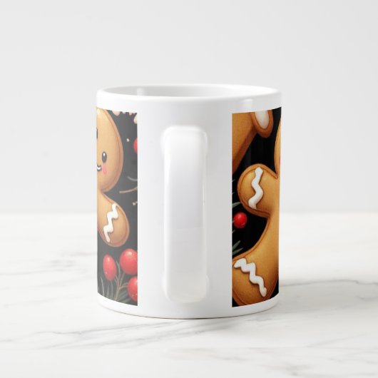 Gingerbread Buddies Jumbo-Tasse (Rückseite)