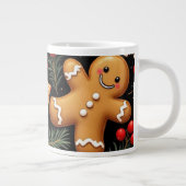 Gingerbread Buddies Jumbo-Tasse (Rechts)