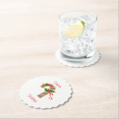 Gingerbread Candy Cane Untersetzer (Vor Ort)