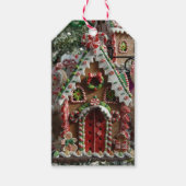 Gingerbread Candy House Geschenkmarke Geschenkanhänger (Vorderseite)