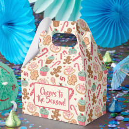 Gingerbread Candyland Christmas Pattern Geschenkschachtel