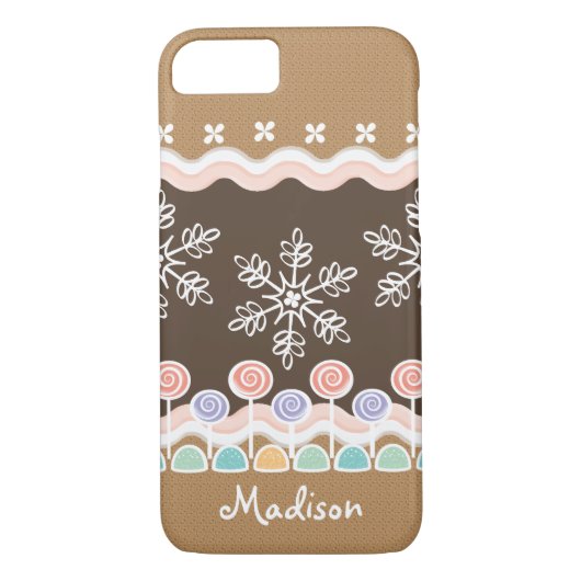 Gingerbread Candyland Winter Wonderland Case-Mate iPhone Hülle (Rückseite)