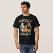 Gingerbread Cat Baking Co Purrfect Spice Christmas T-Shirt (Vorne ganz)