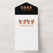 Gingerbread Cheer All In One Einladung (Innen)