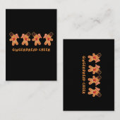 Gingerbread Cheer Mitteilungskarte (Vorne/Hinten)