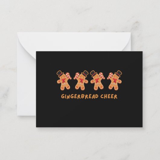 Gingerbread Cheer Mitteilungskarte (Rückseite)