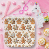 Gingerbread Cheer Pappteller (Party)